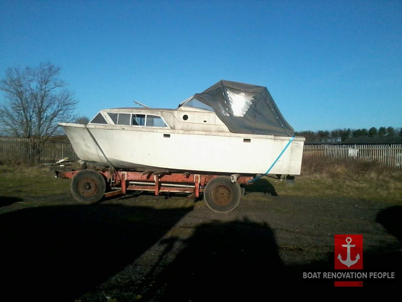 seamaster 25 cabin cruiser sold - boat renovation people