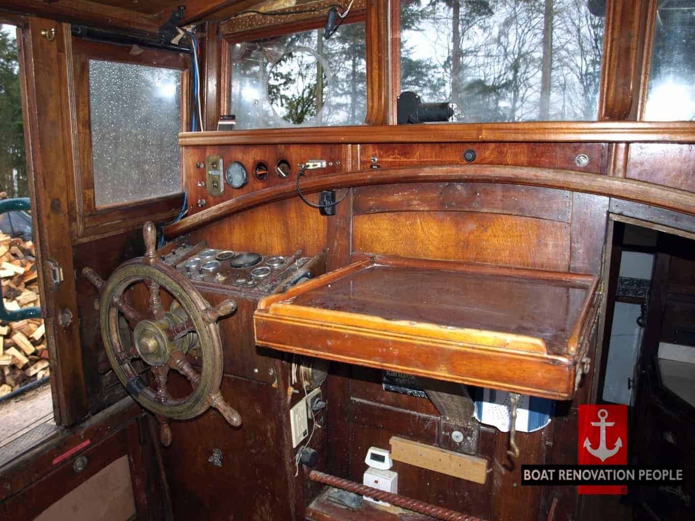 35ft classic wooden boat -sold - boat renovation people